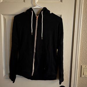 Black zip up jacket